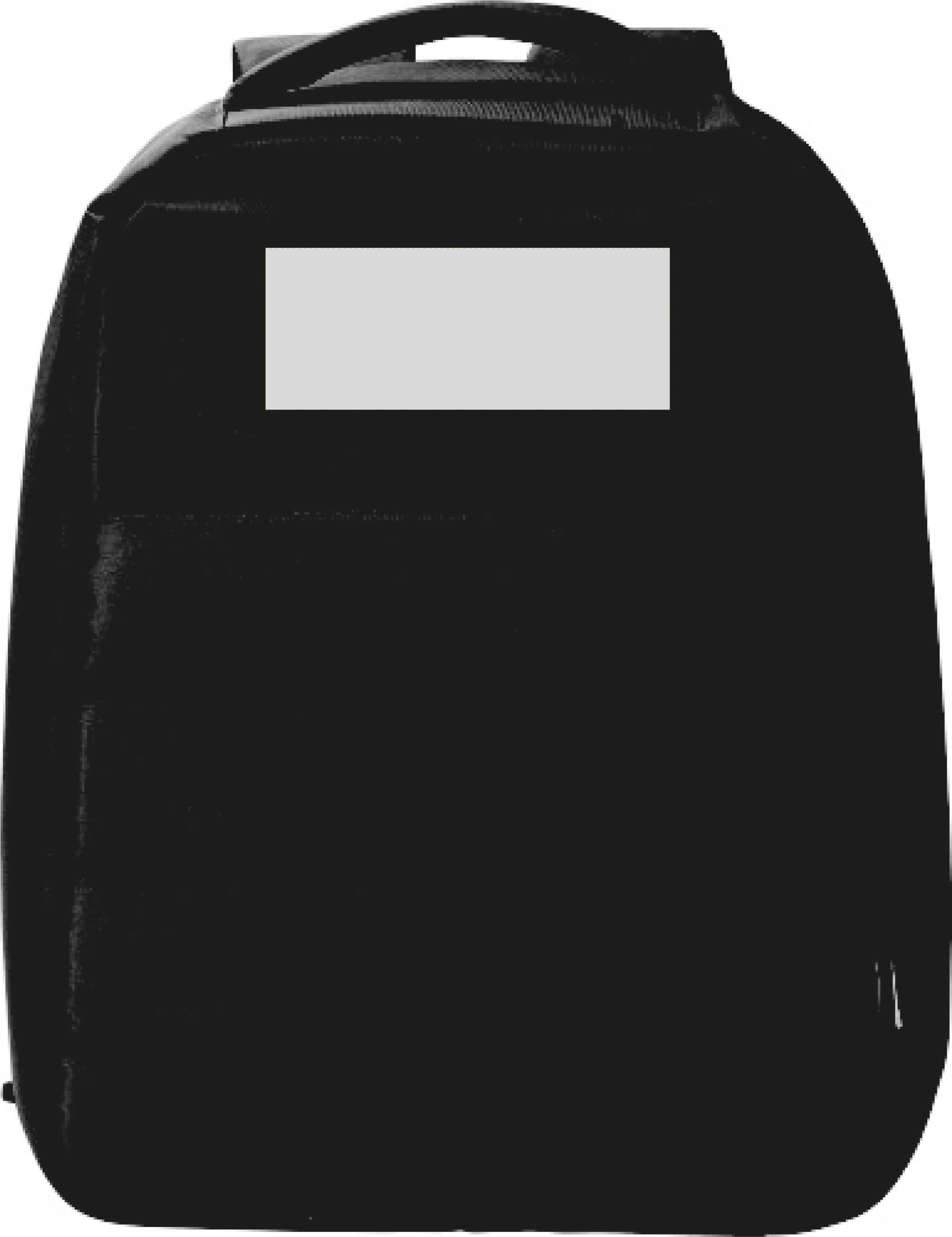 Parte frontale: 150mm x 60mm
