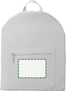 Tasca frontale: 150mm x 100mm