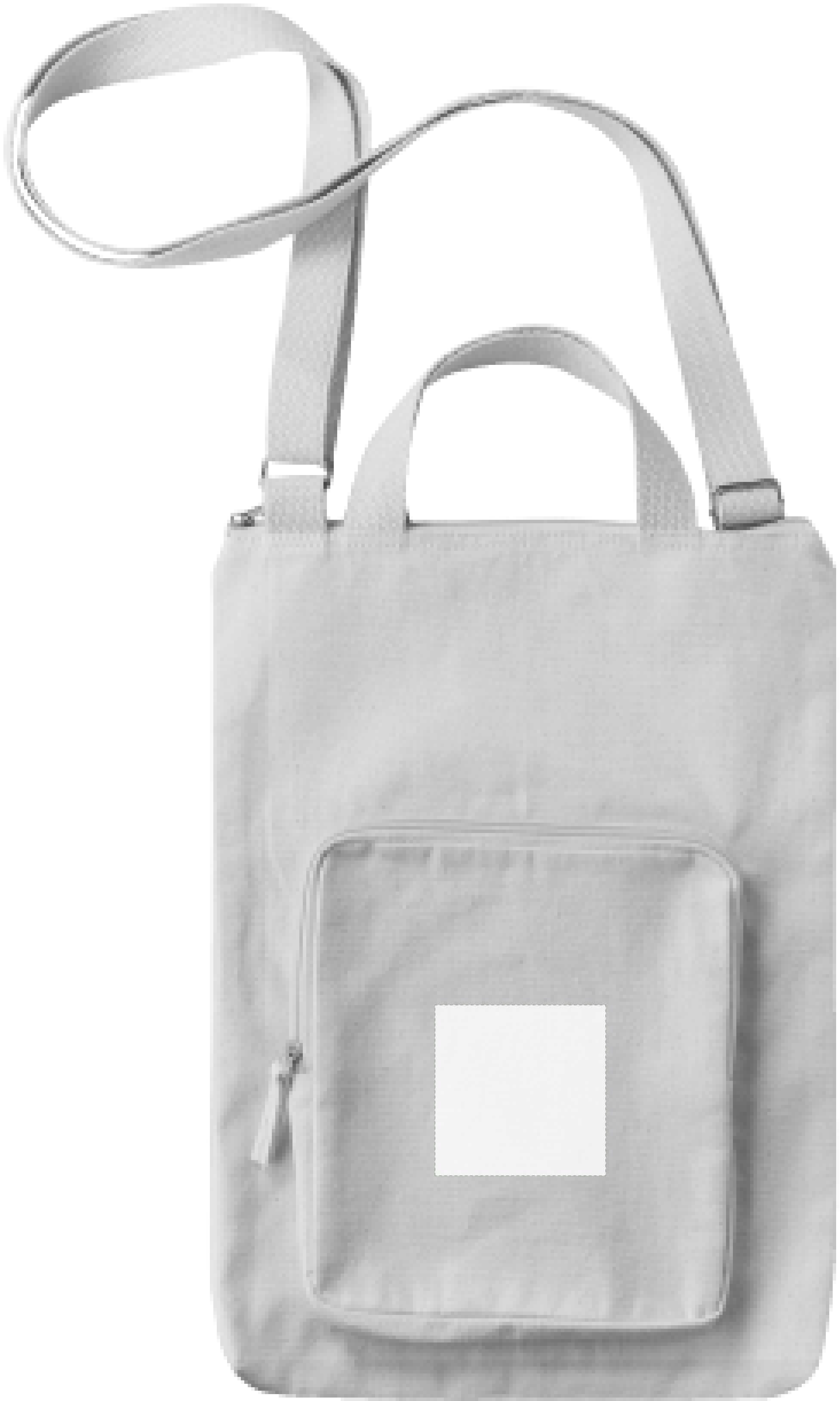 Tasca frontale: 70mm x 70mm