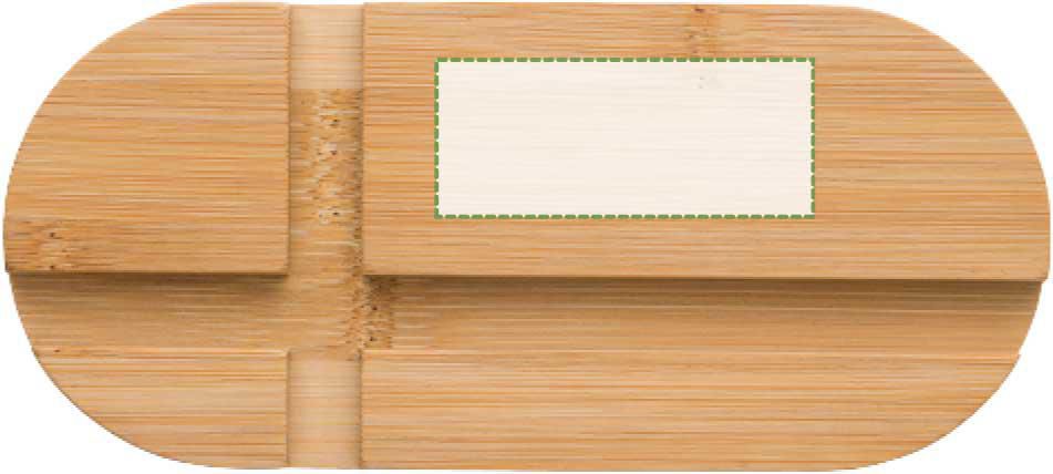 Parte frontale: 60mm x 25mm