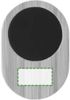 Parte frontale: 20mm x 10mm