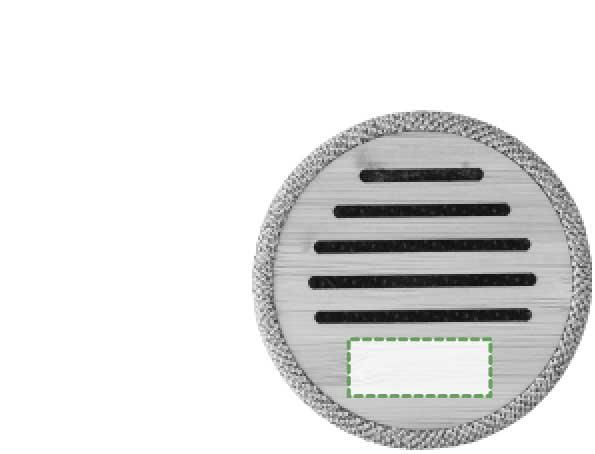 Parte superiore: 25mm x 10mm