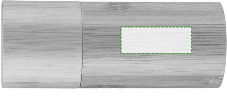 Sul lato fronte: 40mm x 15mm
