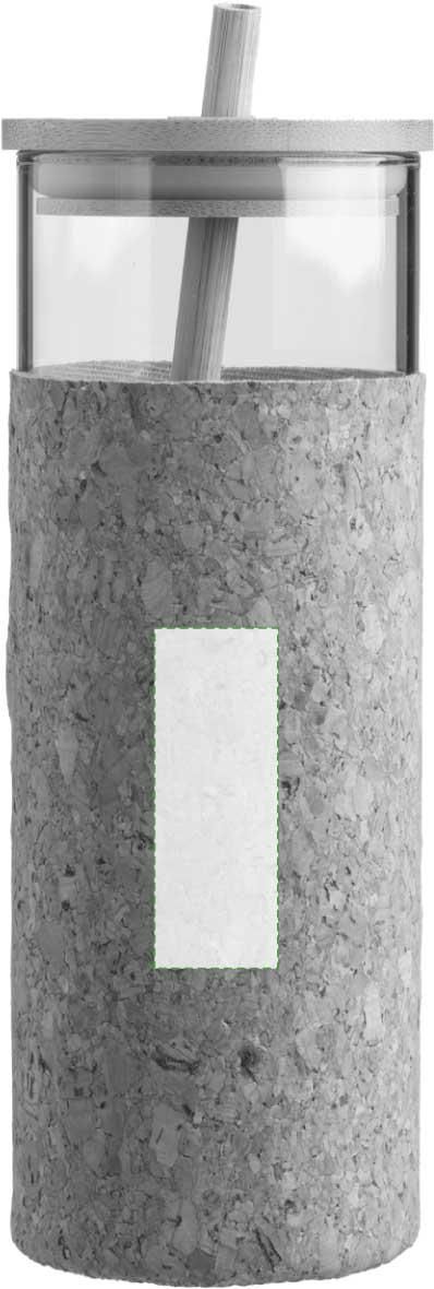 Parte frontale: 20mm x 55mm