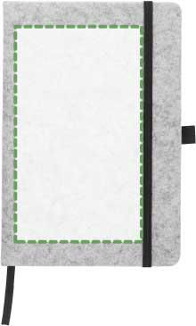 Parte frontale: 100mm x 170mm