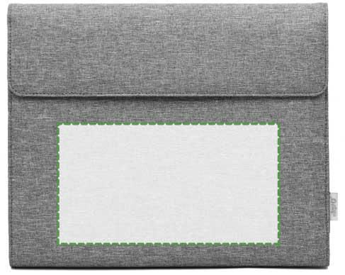 Parte frontale: 220mm x 120mm