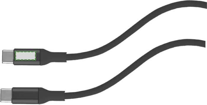 Parte frontale: 12mm x 5mm
