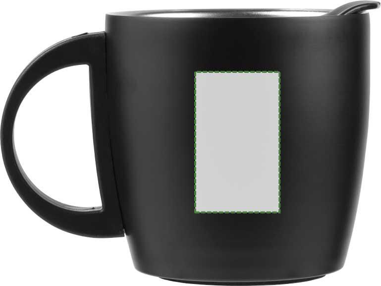 A sinistra della maniglia: 30mm x 50mm