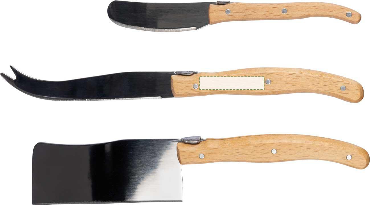 Sul manico: 40mm x 8mm