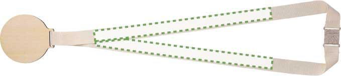 Parte frontale: 250mm x 15mm