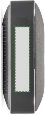 Sul lato: 10mm x 45mm