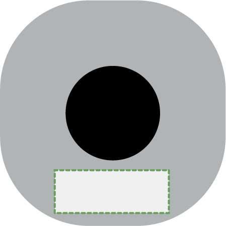 Fronte: 40mm x 15mm