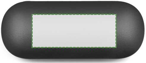 Custodia superiore: 50mm x 20mm