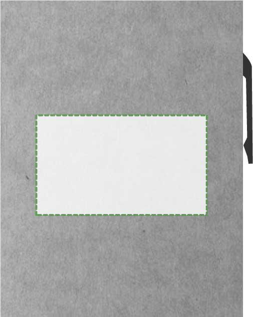 Parte frontale: 60mm x 35mm