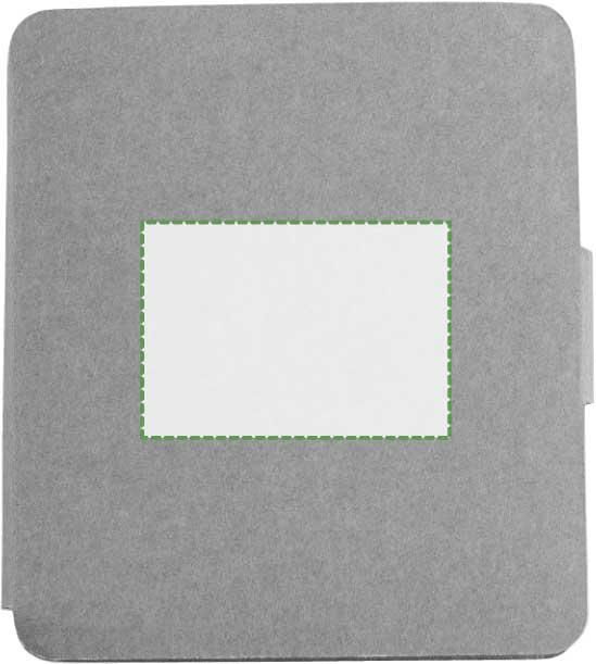 Parte frontale: 50mm x 35mm