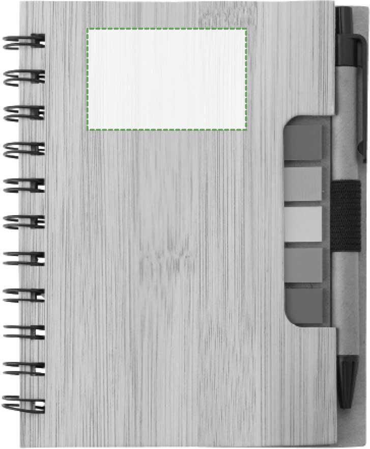 Blocco fronte sopra: 55mm x 35mm