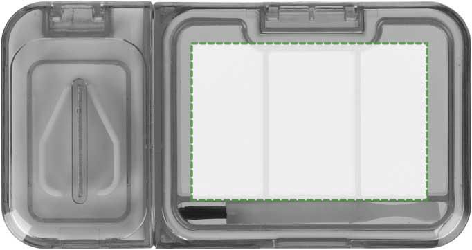 Parte superiore: 60mm x 40mm