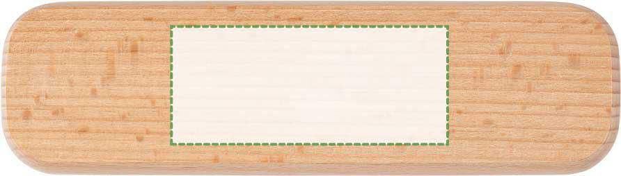 Sul coperchio: 70mm x 30mm