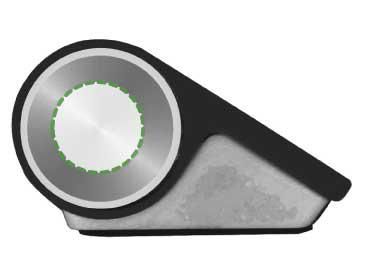 Sul lato sinistro: 0mm x 0mm