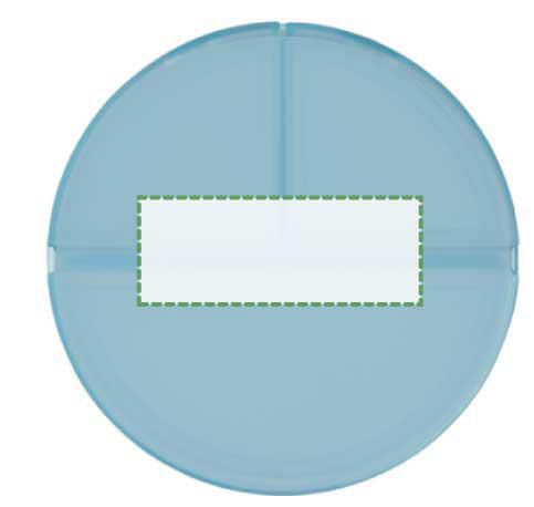 Parte inferiore: 45mm x 17mm