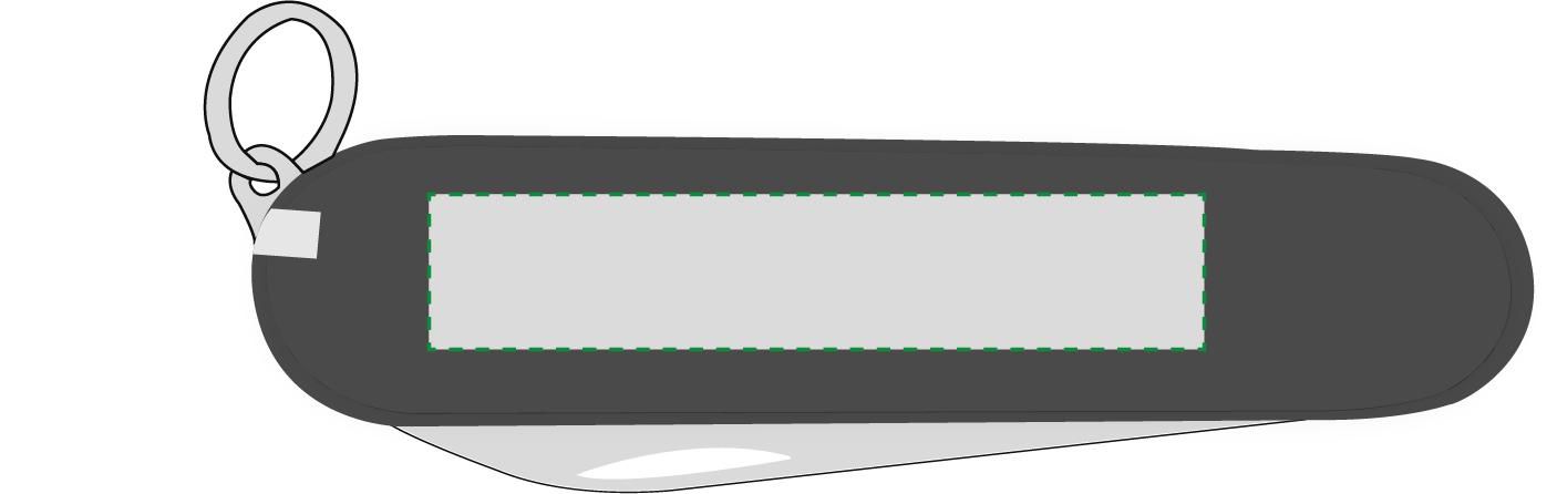 Parte frontale: 50mm x 10mm