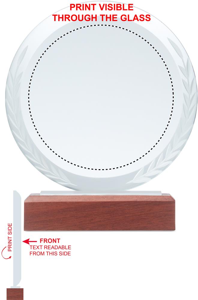 vetro o legno: 120x120 mm
