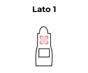 Fronte: 180 x 180 mm