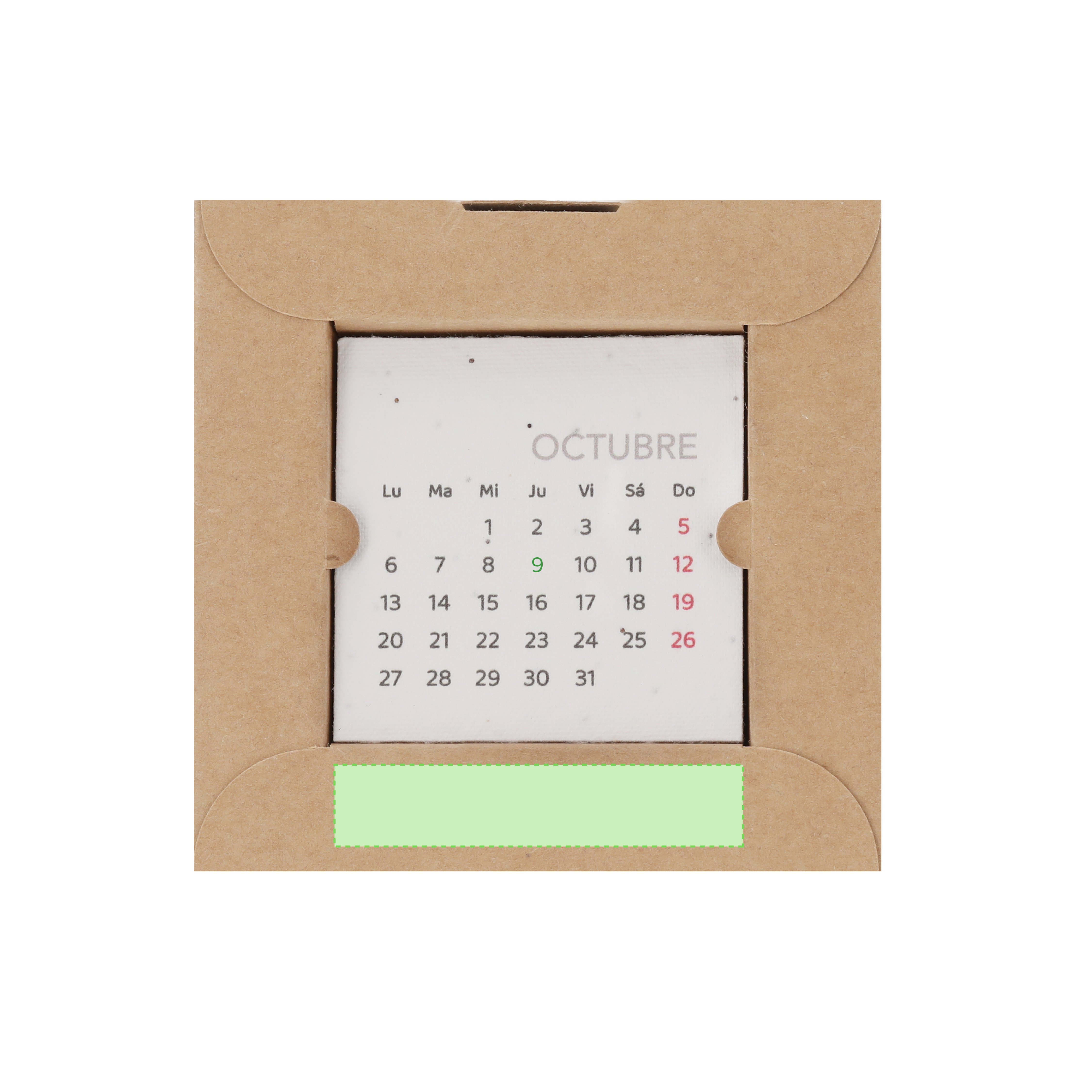 Parte inferiore: 60 x 12 mm