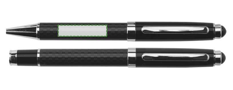 Vicino al clip, scrittura mancina: 30mm x 7mm