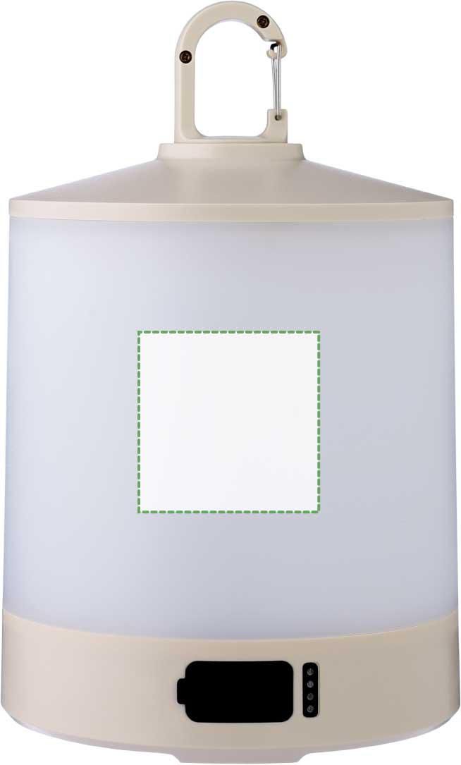 Parte posteriore: 45mm x 45mm