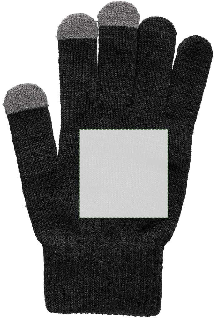 Guanto sinistro: 50mm x 50mm