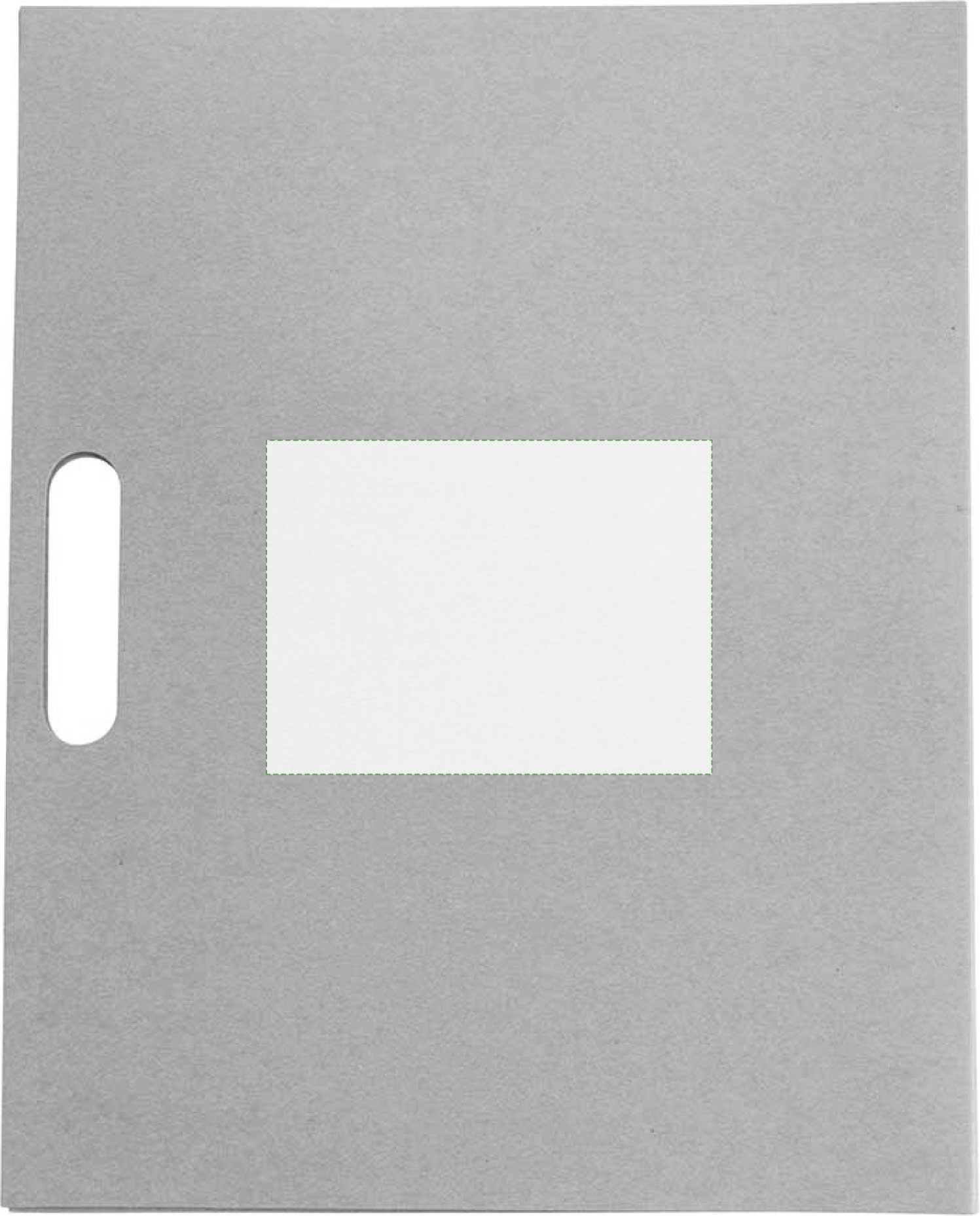 Cartellina fronte: 120mm x 90mm