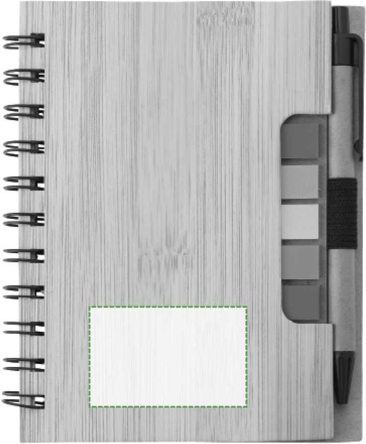 Blocco fronte sotto: 55mm x 35mm