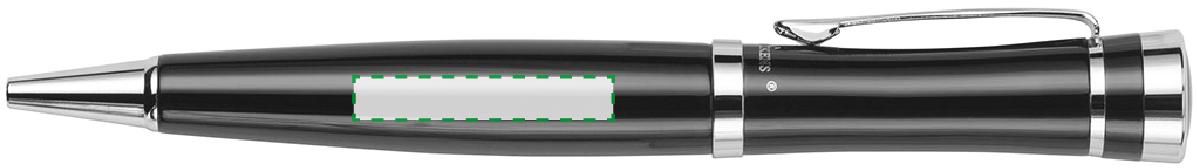Vicino al clip, scrittura mancina: 30mm x 5mm
