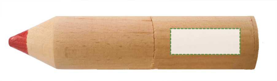 Sul supporto - Sul corpo: 40mm x 15mm