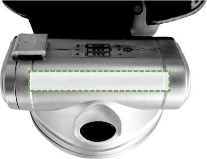 Parte superiore: 50mm x 7mm