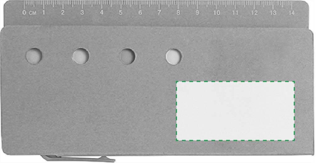 Parte superiore: 60mm x 30mm