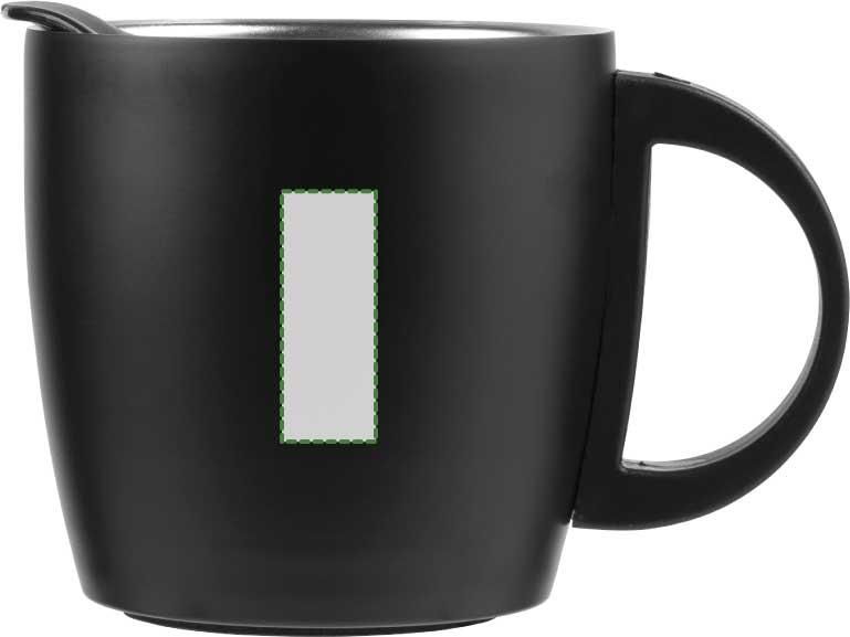 A destra della maniglia: 15mm x 40mm