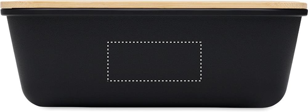 Porta pranzo laterale: 60x25 mm