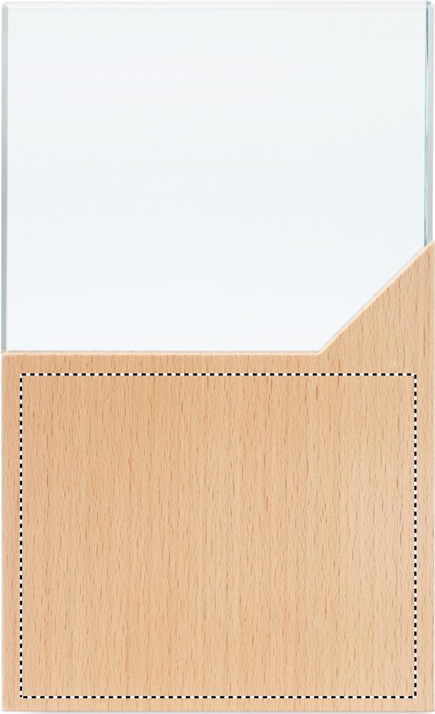 vetro o legno: 110x90 mm