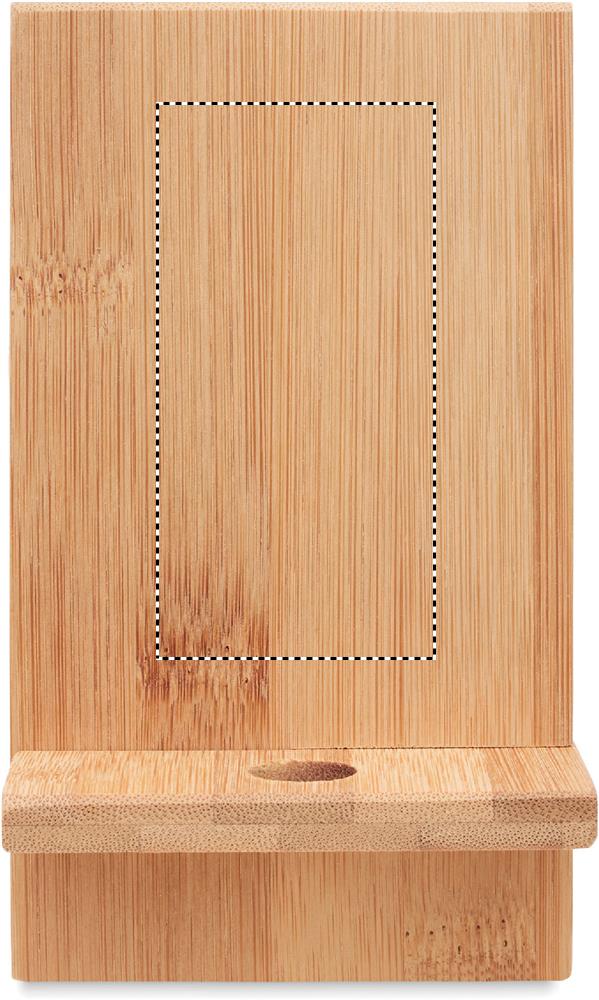 zona inferiore fronte: 40x80 mm