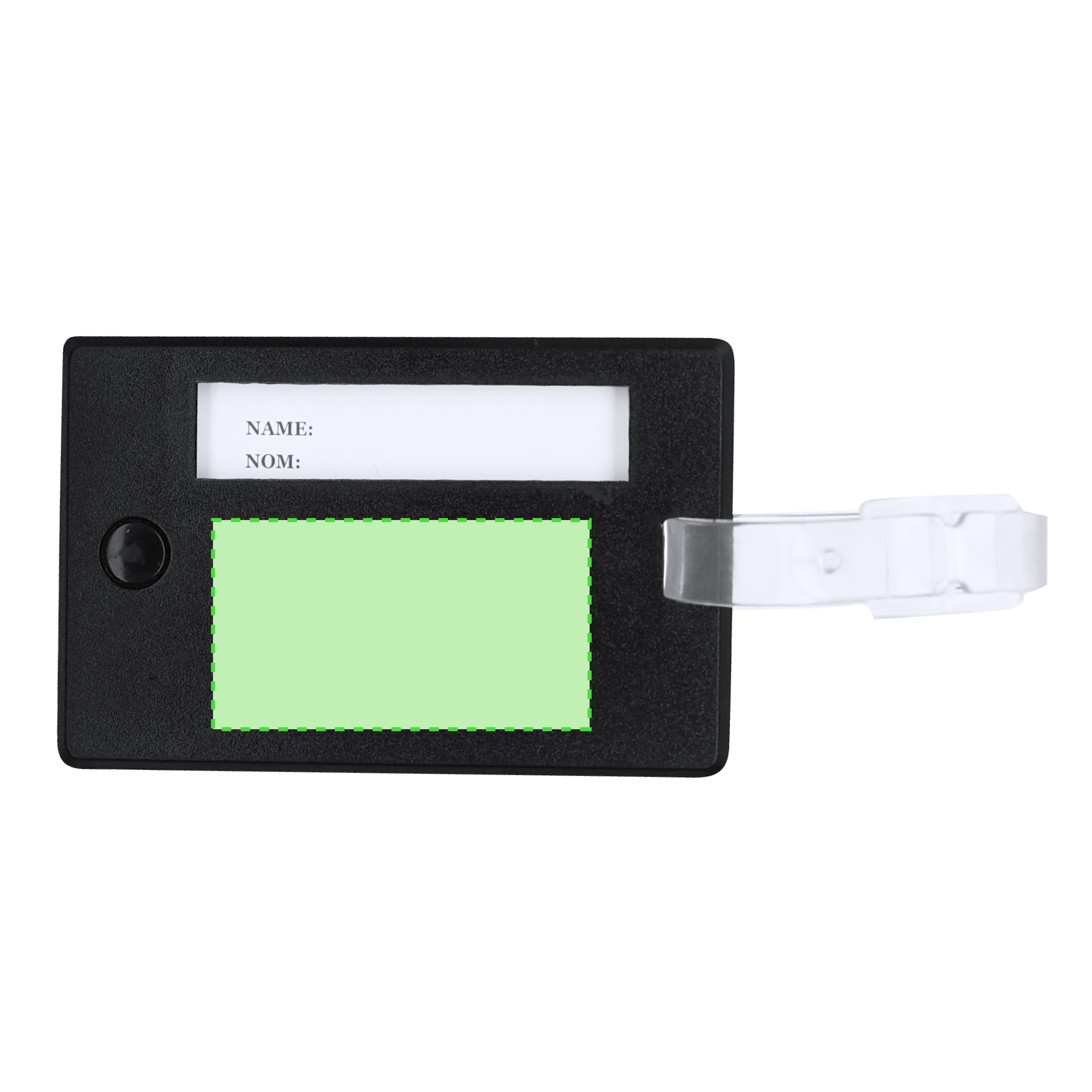 Porta tessere: 35 x 30 mm