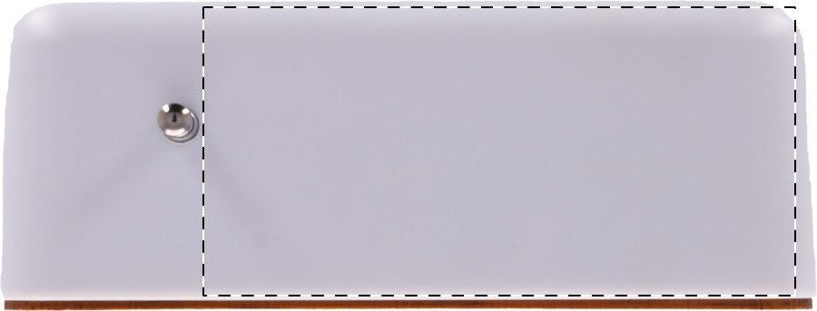 Parte superiore: 40 x 20 mm