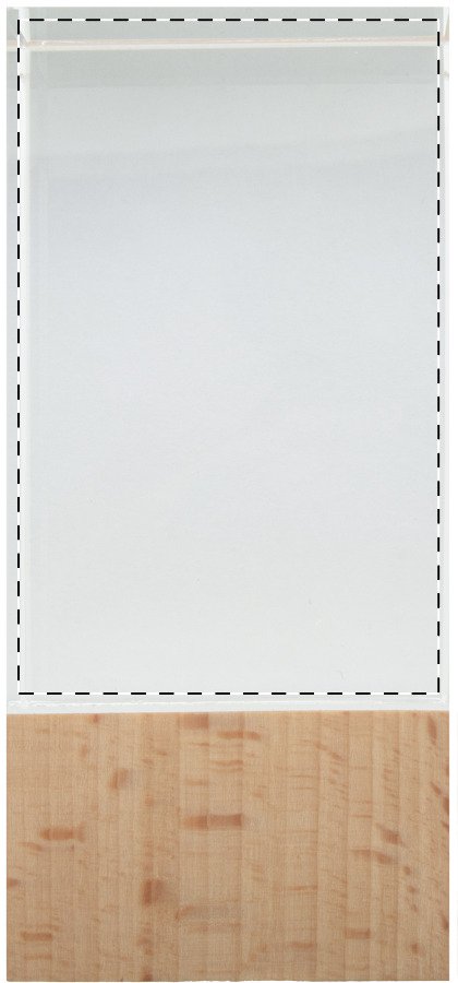 Sinistra: W:40 mm x H:60 mm x D:0 mm