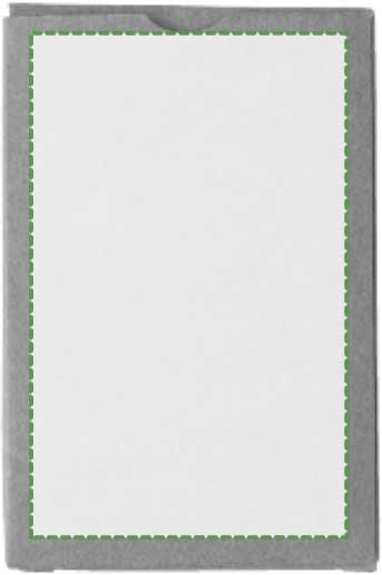 Parte posteriore: 50mm x 80mm