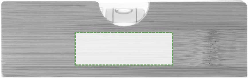 Frontale centrato: 60mm x 20mm