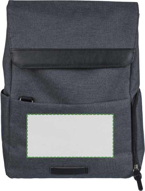 Tasca frontale: 200mm x 80mm
