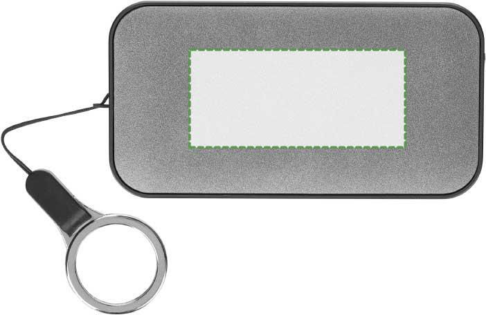 Parte frontale: 55mm x 25mm