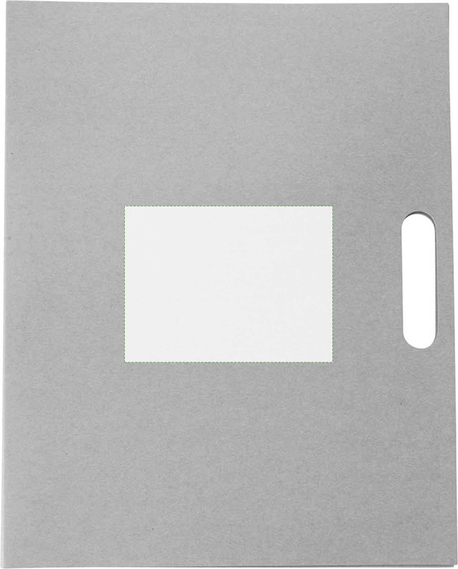 Cartellina retro: 120mm x 90mm