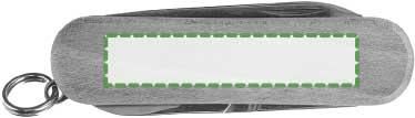 Parte frontale: 40mm x 8mm